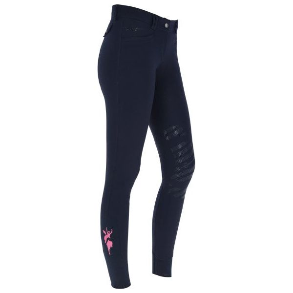 Covalliero Janne X Pink Ribbon Breeches - EquiOpulence