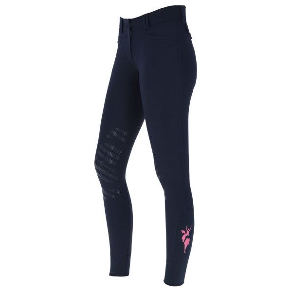 Covalliero Janne X Pink Ribbon Breeches - EquiOpulence