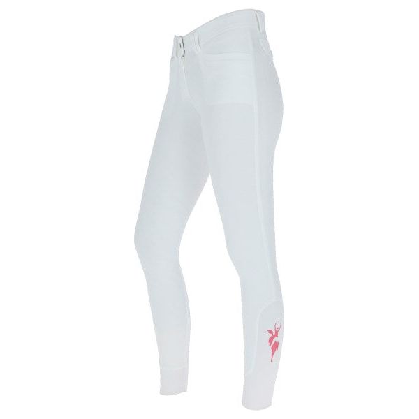 Covalliero Janne X Pink Ribbon Breeches - EquiOpulence