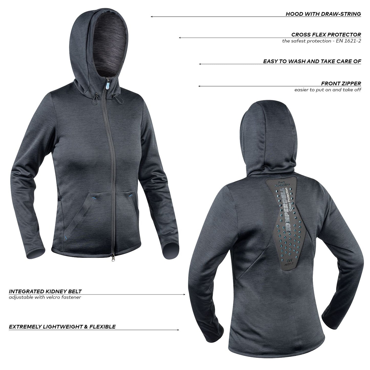 Komperdell Full Zip Protection Hoody - Women's