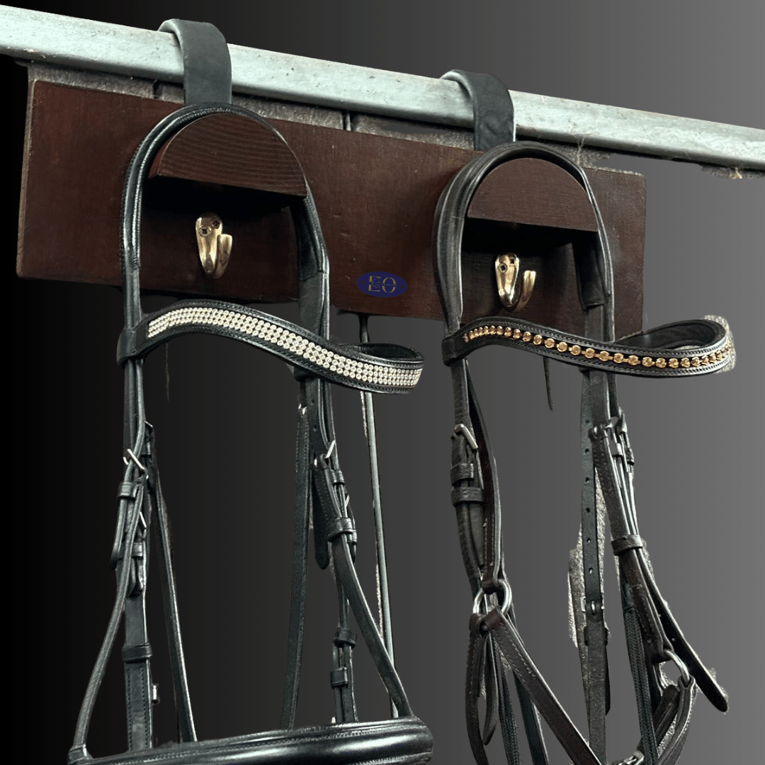 EquiOpulence Luxury Bridle Rack - 3 Half Round - EquiOpulence