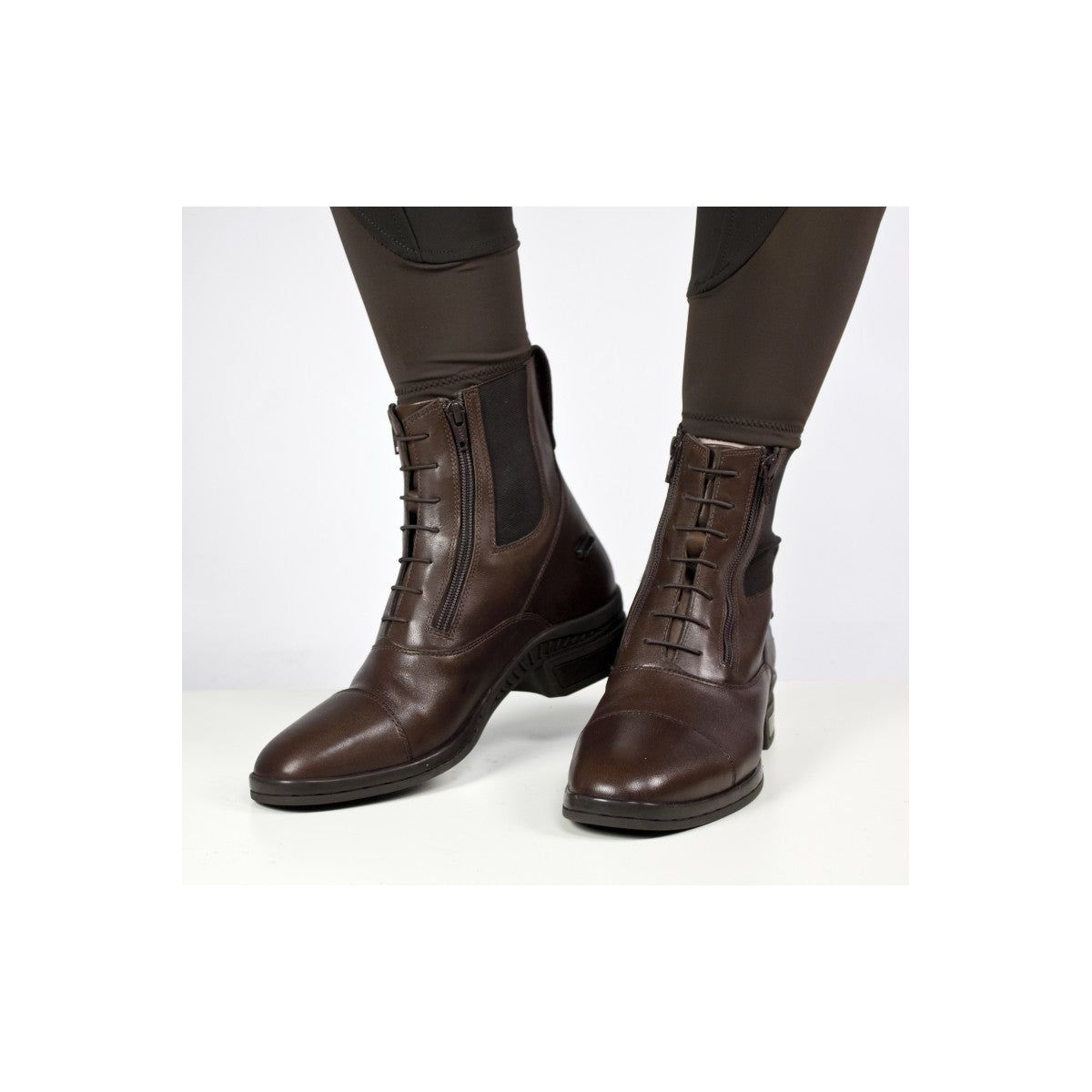 Brogini Vasto Double Zip Paddock Boot - EquiOpulence